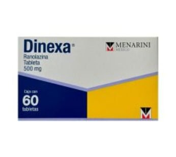 DINEXA 500 mg Ranolazina 60 Tabletas