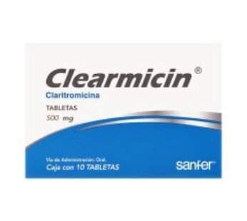 Clearmicin 500 mg Claritromicina 10 ud Tabletas