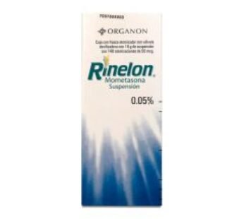 Rinelon 0.05% Mometasona Suspensión Spray Nasal 18 ml