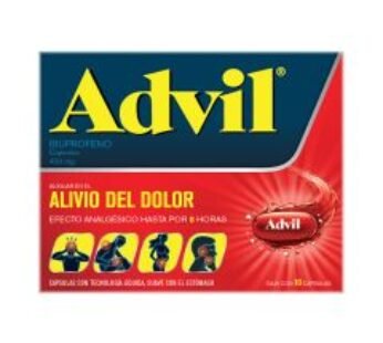 Advil 400 mg Ibuprofeno 10 Cápsulas
