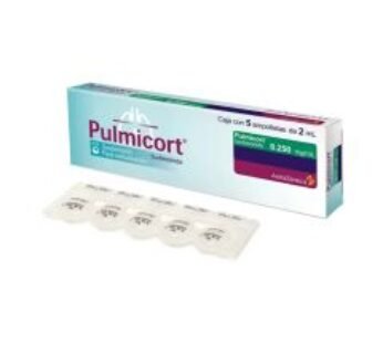 Pulmicort 0.250 mg/2 ml Budesonida 5 Ampolletas