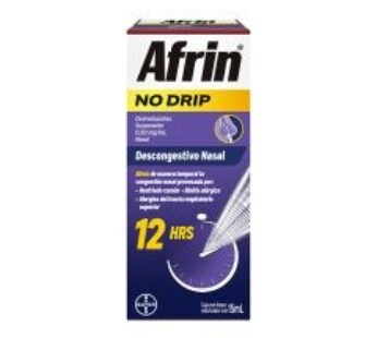 Afrin No Drip 0.50 mg/ml Oximetazolina Spray Nasal 15 ml