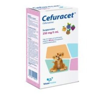 Cefuracet 250 mg Cefuroxima 50 ml Suspensión
