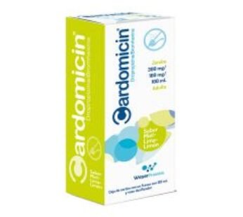 Cardomicin 300 mg Dropropizina/160 mg Bromhexina/100 ml Solución 120 ml Jarabe