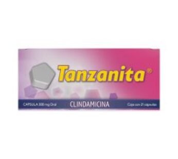 Tanzanita 300 mg Clindamicina 21 Cápsulas
