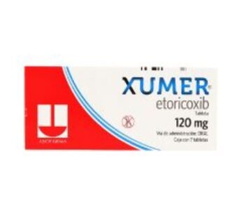 Xumer 120 mg Etoricoxib 7 Tabletas
