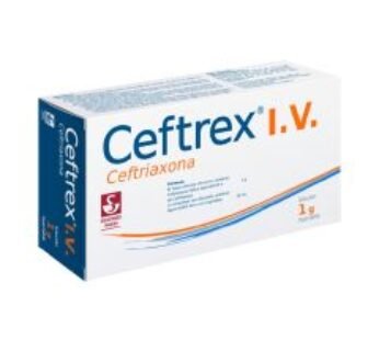 Ceftrex IV 1 g Ceftriaxona 10 ml Ampolletas