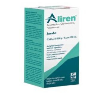 Aliren 0.5 g / 0.2 g / 3 g Amantadina + Clorfenamina + Paracetamol 60 ml Jarabe