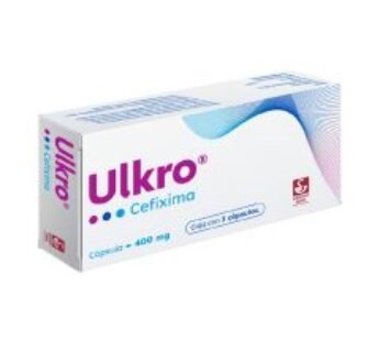 Ulkro 400 mg Cefixima 3 Cápsulas