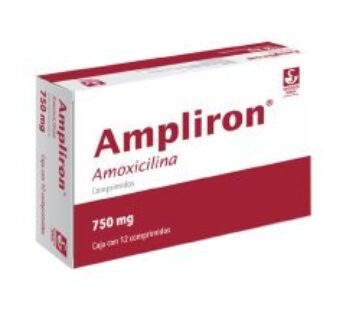 Ampliron 750 mg Amoxicilina 12 ud Comprimidos