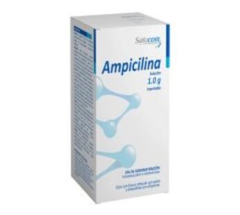 Genérico de Marca 1 g Ampicilina Solución Inyectable 1 Frasco Ámpula