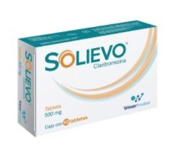 Solievo 500 mg Claritromicina 10 ud Tabletas