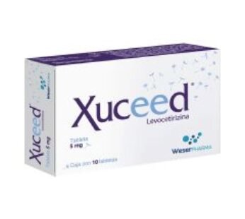 Xuceed 5 mg Levocetirizina 10 ud Tabletas