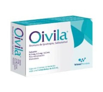 Oivila 0.5 mg / 2.5 mg / 2.5 ml Salbutamol + Ipratropio 5 ud Ampolletas