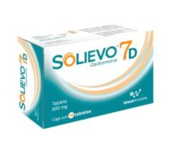 Solievo 500 mg claritromicina 14 Tabletas