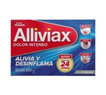 Alliviax 550 mg Naproxeno Sódico 10 ud Tabletas