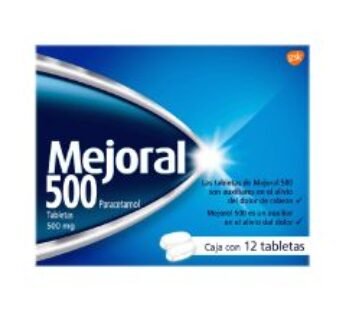 Mejoral 500 500 mg Paracetamol 12 Tabletas
