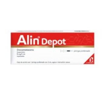 Alin Depot 8 mg Dexametasona/2 ml Suspensión Inyectable 1 Jeringa Prellenada
