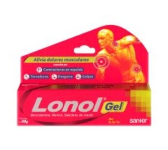 Lonol Bencidamina, Salicilato de Metilo, Mentol Gel 30 g Tubo