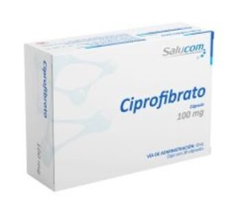Genérico de Marca 100 mg Ciprofibrato 30 Cápsulas