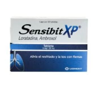 Sensibit XP 5 mg Loratadina/30 mg Ambroxol 20 Tabletas