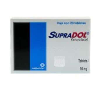 Supradol 10 mg Ketorolaco 20 Tabletas