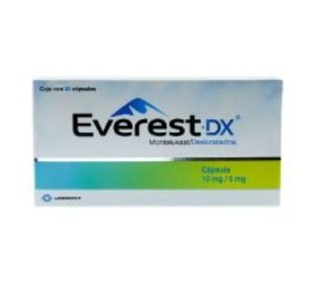 Everest-DX 10 mg Montelukast/5 mg Desloratadina 30 Cápsulas