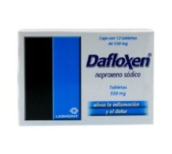 Dafloxen 550 mg Naproxeno 12 ud Tabletas