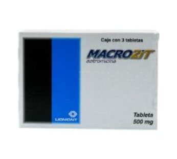 Macrozit 500 mg Azitromicina 3 ud Tabletas
