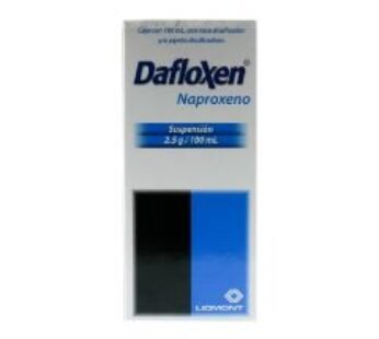 Dafloxen 2.5 g / 100 ml Naproxeno 100 ml Suspensión