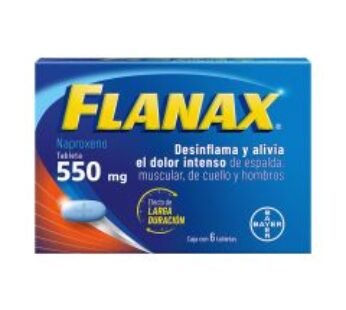 Flanax 550 mg Naproxeno 6 Tabletas