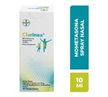 Clarinex 0.05% Mometasona Suspensión para Inhalación 10 g