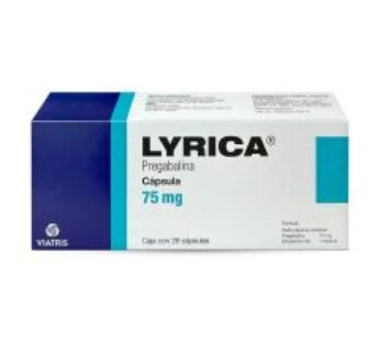Lyrica 75 mg Pregabalina 28 Cápsulas