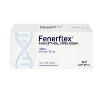Fenerflex 450 mg Paracetamol/35 mg Orfenadrina 50 Tabletas
