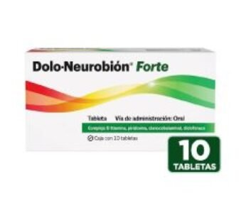 Dolo-Neurobión Forte Complejo Vitamina B + Diclofenaco 10 Tabletas