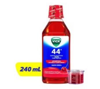 Vick 44 1.33 g Guaifenesina/0.133 g Dextrometorfano/100 ml Jarabe 240 ml