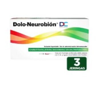 Dolo Neurobión DC 3 ml Complejo B/Lidocaína/Diclofenaco Sódico 3 Jeringas Prellenadas