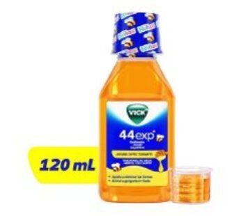 Vick 44 exp 1.6 g Guaifenesina/100 ml Jarabe Infantil Sabor Miel 120 ml