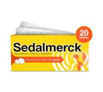 Sedalmerck 500 mg/50 mg/5 mg Paracetamol, Cafeína y Fenilefrina 20 ud Tabletas
