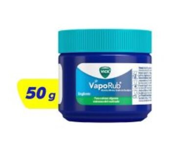Vick Vaporub 5.26 g Alcanfor/2.82 g Mentol/1.33 g Aceite de Eucalipto Ungüento 50 g