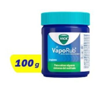 Vick Vaporub 5.26 g Alcanfor/2.82 g Mentol/1.33 g Aceite de Eucalipto Ungüento 100 g