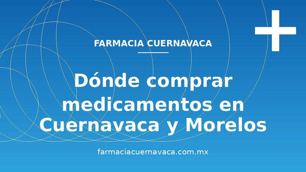 Dónde comprar medicamentos en Cuernavaca y Morelos